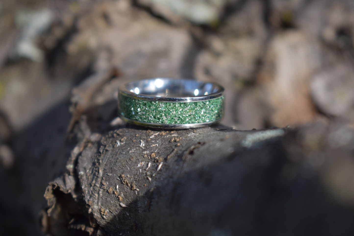 Green German Silverglass