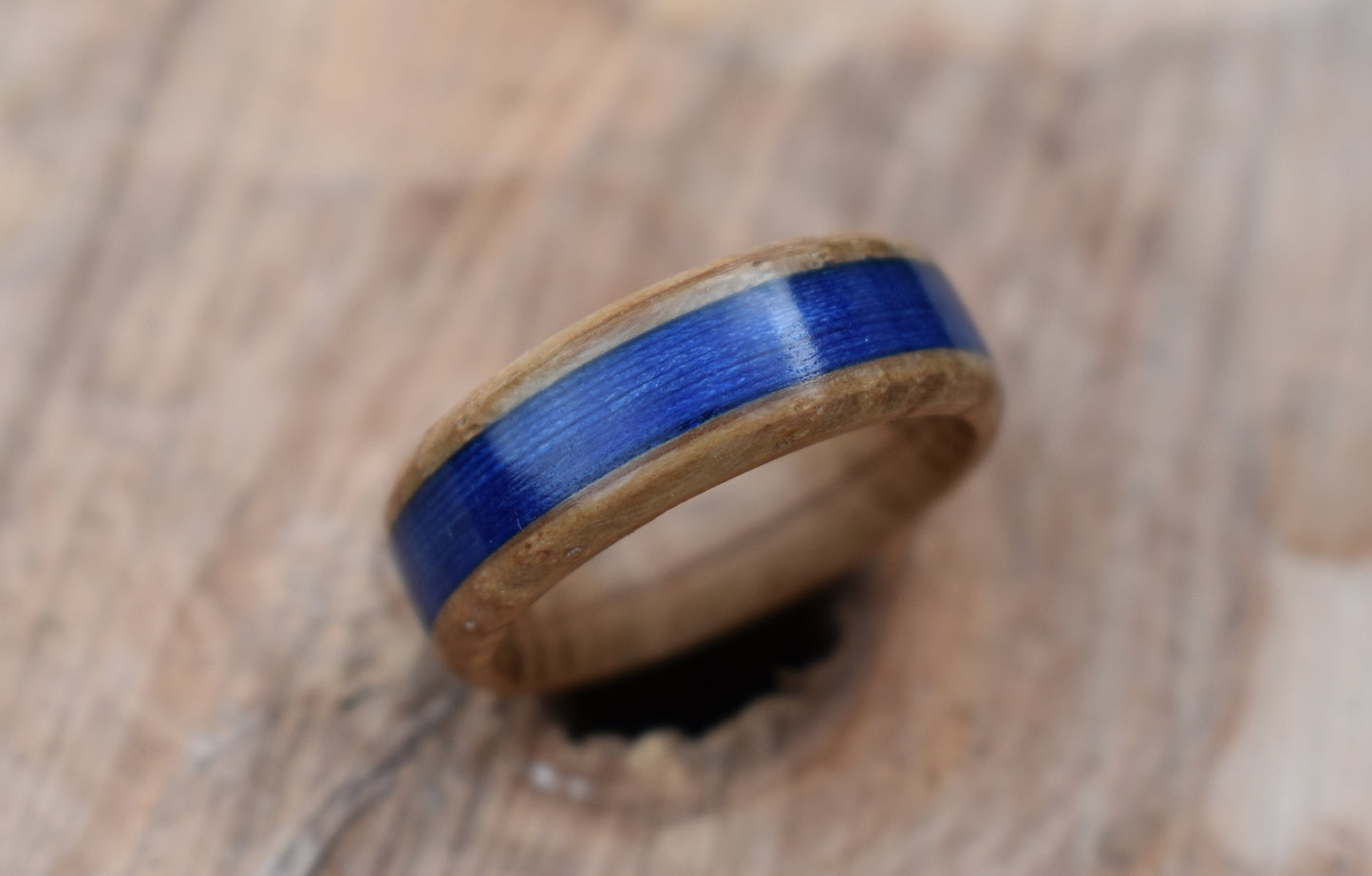 Whiskey Barrel and Fishing Line