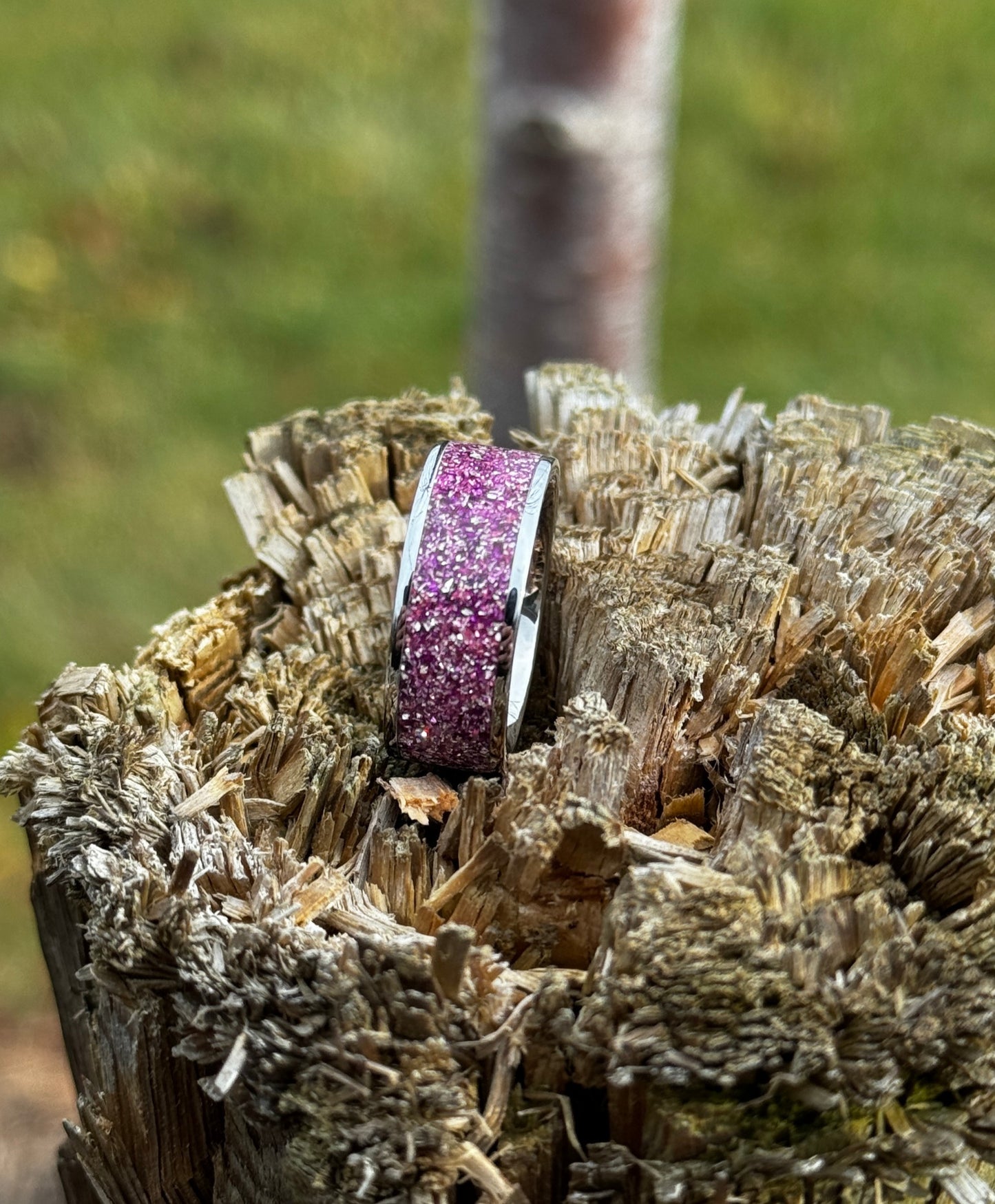 Purple Shine German Silverglass