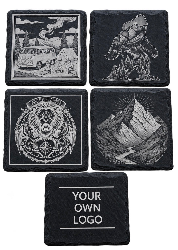 Engraved Slate Coasters